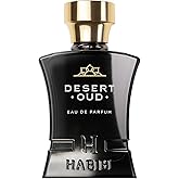 H HABIBI Desert Oud Perfume for Men - 2.5 oz (75ML) Long Lasting Arabian Cologne, Bold Floral Woody Men Perfume, Luxury Fragrance Gift for Special Occasions