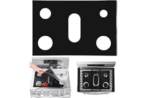 GGTE Stove Top Covers For Samsung Gas Range Burners Stove Guard Cover Reusable Washable Keep Stove Clean Stove Liners Stove Mat Non-Stick Mat Gas Stove top Protectors