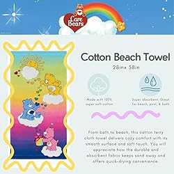 Franco Care Bears Rainbow Kids Super Soft Cotton