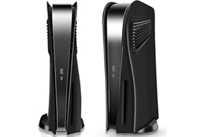 SIKEMAY PS5 Console Cover Plates for Disc Edition, PlayStation 5 Accessories Covers Faceplate Custom Hard Shockproof with Coo