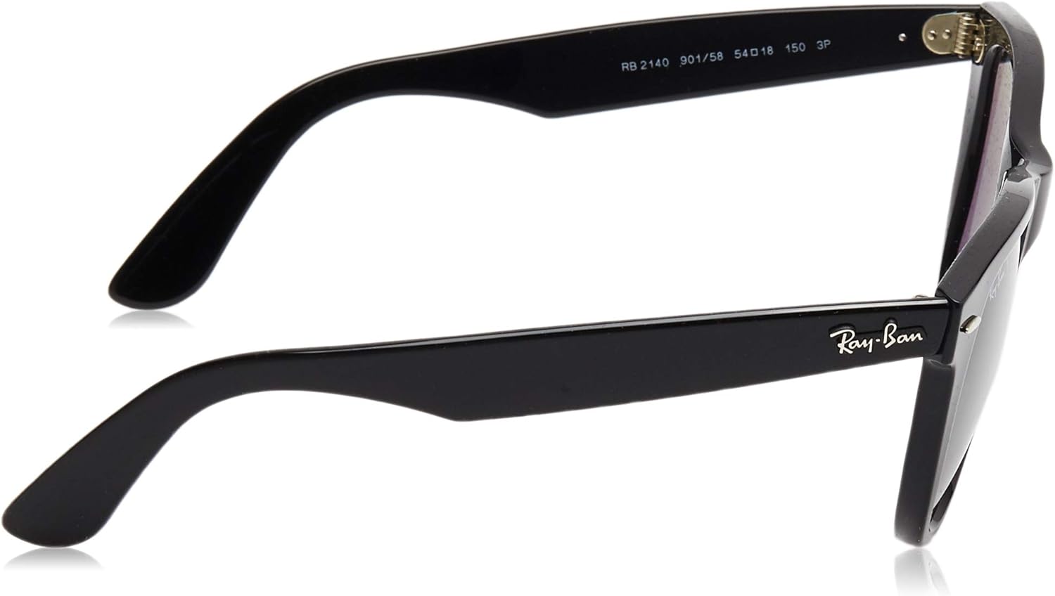 Ray-Ban Unisex-Adult RB2140 Original Wayfarer Sunglasses, Black/Polarized Green, 50 mm: Shoes