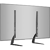 GPlus+ Universal Table Top TV Stand for Most 23 to 75 inch LCD LED Plasma Flat Screen TVs, TV Base Height Adjustable Leg Stan