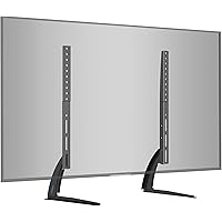 GPlus+ Universal Table Top TV Stand for Most 23 to 75 inch LCD LED Plasma Flat Screen TVs, TV Base Height Adjustable Leg Stan