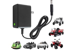 VARELLI 12 Volt Battery Charger for Ride On Toys, 12V Kids Ride On Car Charger for Toddler Quad ATV Wrangler SUV Kid Trax Dyn