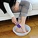 Pumice Stone Sponge Block 4 Pack by Bysiter Premium Foot File and Scrubber 2 in 1 Callus Remover for Feet Hands and Body, Perfect Pedicure Beauty Tools for Exfoliation to Remove Dead Skin (Purple)