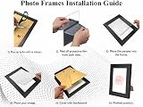 Alison Kingsgate Sleek 12x8 Picture Frame Pink Engineered Wood Perspex Front view 8