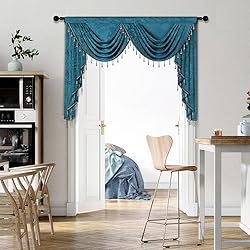 ELKCA Thick Double-Sided Chenille Valance for