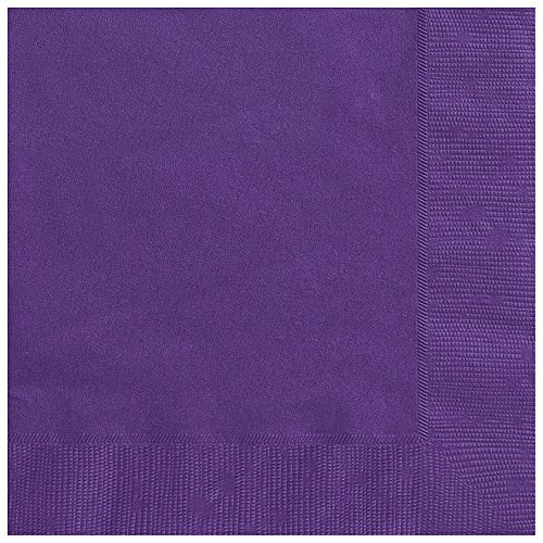 Dark Purple Paper Napkins, 50ct