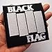 Black Flag American hardcore heavy metal punk rock band Embroidered Iron On Patches