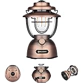 OLIGHT Olantern Classic 2 Pro Camping Lantern, 300 Lumens LED Rechargeable Lamp Flashlight with Dual Light Sources for Hurricane, Emergency, Hiking, Power Outages, Home Decor (Vintage Copper)