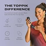 TOPPIK Hair Building Fibres Powder Light Brown 27.5g Thicker Hairline Crown view 4