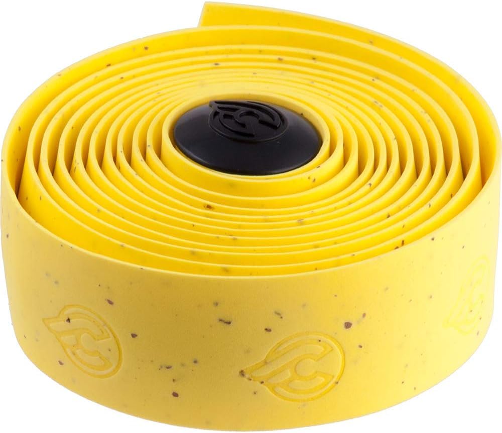 Cinelli Original Cork Handlebar Tape & Plugs, Yellow