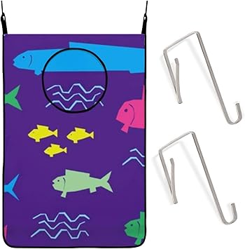 Colgante De Animales De Peces De Colores Bolsa De Cesto De Lavandería