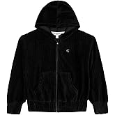Calvin Klein girls Long Sleeve Popover Cozy Hoodie Sweatshirt