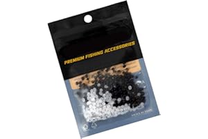 300pcs Baits Keeper Quick Installation Retainer Beads for Securing Lures Attachments Fishing Hook Lures Stopper Bead Silicone