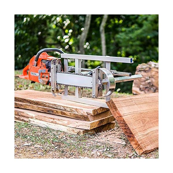 TOPQSC Kettensäge 24-Zoll-tragbare Kettensäge Aluminium-Sägewerk Edelstahl-Sägeform Passend für (14-24") Sägewerk – Bild 7