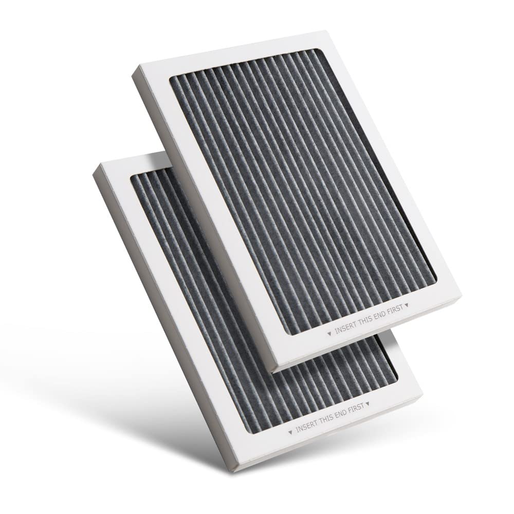 Photo 1 of Quick Parts Delivery VNF02 Refrigerator Frigidaire Electrolux Air Filter Replacement (Pack of 2) Activated Carbon, Odor Resistant for EAFCBF, PAULTRA, RAF1150, 242061001. 242047801. 242047804