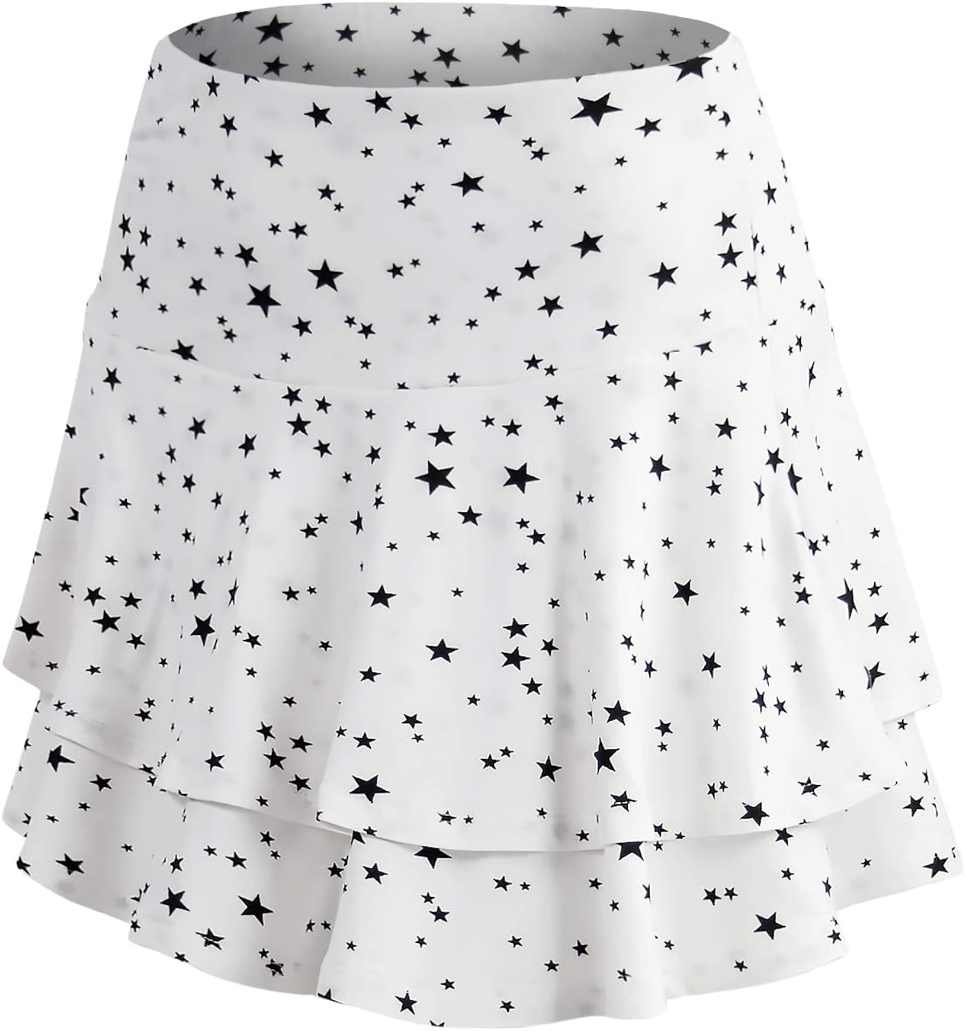 Doublju Womens Flower Pattern Style Mini Skirt at  Women’s Clothing store