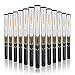 Champkey AVS Soft Golf Grips for Golf Clubs Set of 13，Anti-Slip，Super Shock Absorption，Ultra-Light Material，Stylish and Colorful Visual Design (Black&Silver, Midsize)