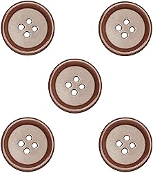 Libiline 100pcs Resin Button Solid Color 4Holes