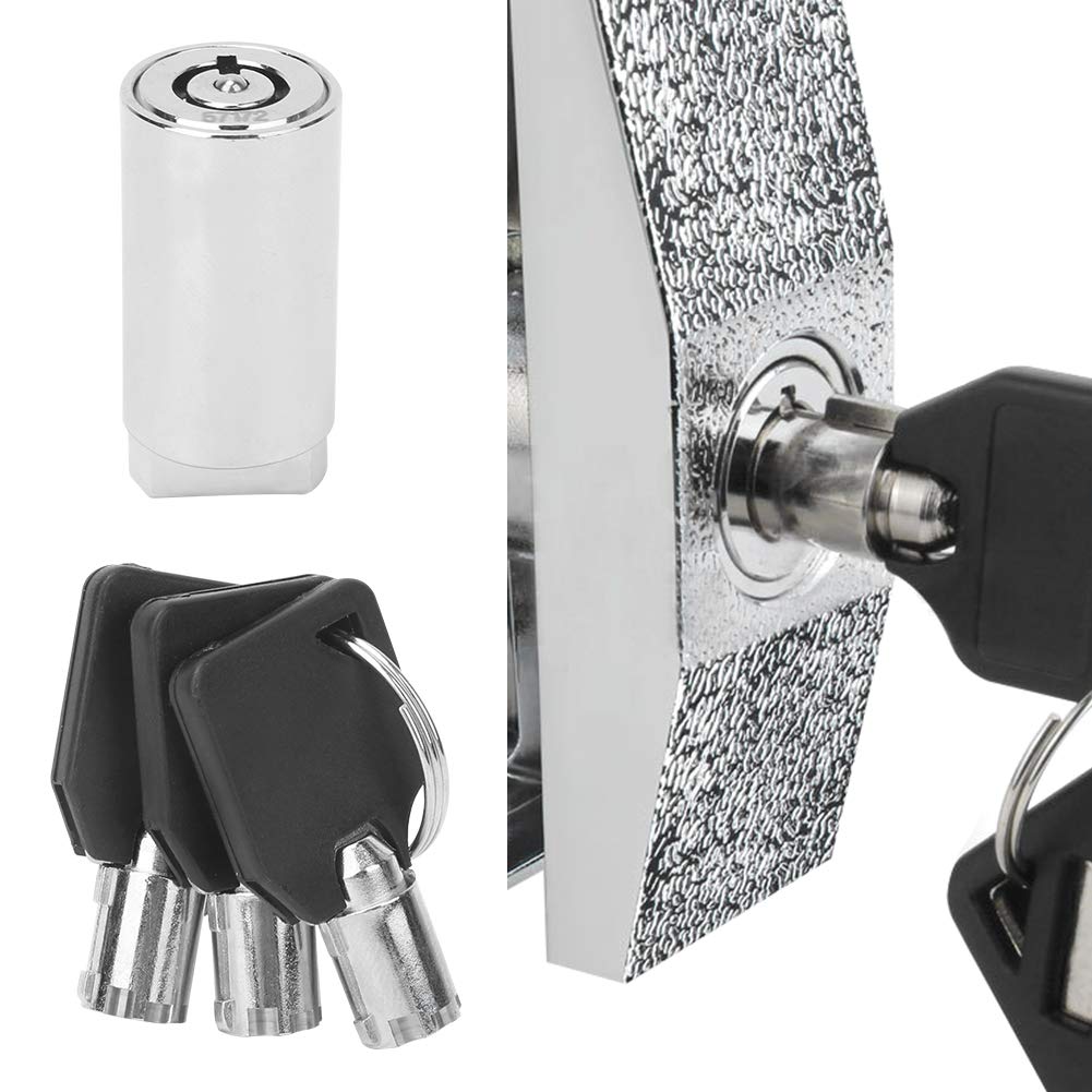 Vending Machine Lock Cylinder, Vending Machine Lock and Key Replacement Parts Universal Zinc Alloy Security Locks, for Automatic Selling Machines