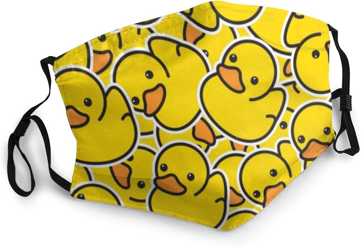 New*design Duck Rubber Duck Animal Wildlife Face Masks Washable