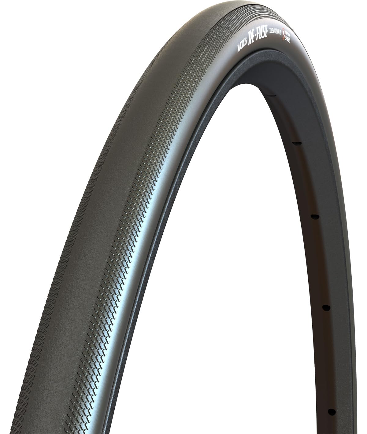 Maxxis Re-Fuse (Gen 2) 700x25c Full Silica MaxxShield 60TPI Foldable, Road Cover Unisex Adult, Black, 700 x 25C