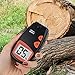 AIRSSON Moisture Meter, Digital Wood Humidity Meter, Water Leak Detector, Backlit LCD Display with Calibration Prong for Firewood Lumber Floor Wood Wall