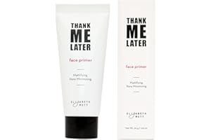 Elizabeth Mott Thank Me Later Face Primer - Mattifying Makeup Base Primer for Shine and Oil Control - Pore Minimizer, Hides Wrinkles and Fine Lines – Long-lasting Makeup Gripping Formula 30 g
