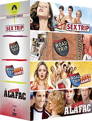 Paramount Collection Comédies : Sex Trip + Road Trip + Road Trip : Beer Games + Retour À La Fac - Pack