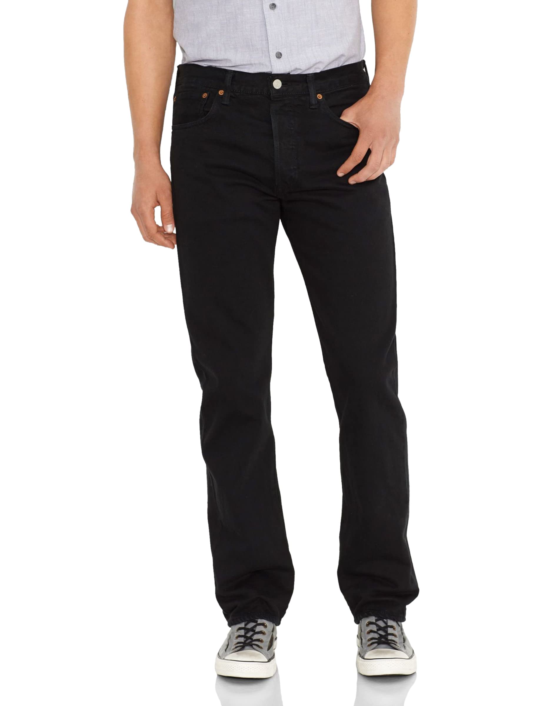 Photo 1 of Levi's Men's 501 Original Fit Jeans (Also Available in Big & Tall), Black, 40W x 32L