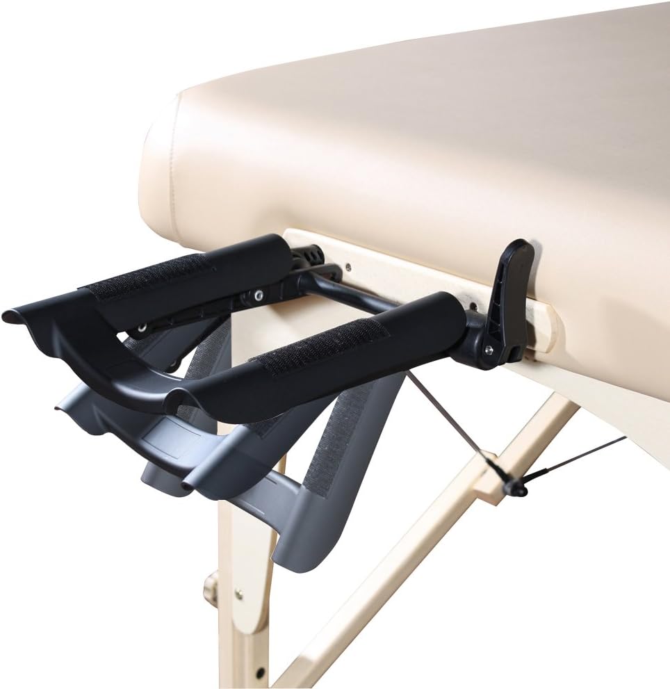 Master Massage 71cm Wide Monroe Portable Massage Table W/Carry Bag, Oil Proof Italy PU, Reiki Panel - Image 5