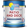 In The Swim Patio and Deck Paint - Granite -Water Based Acrylic Coating - 1 Gallon (New Packaging)