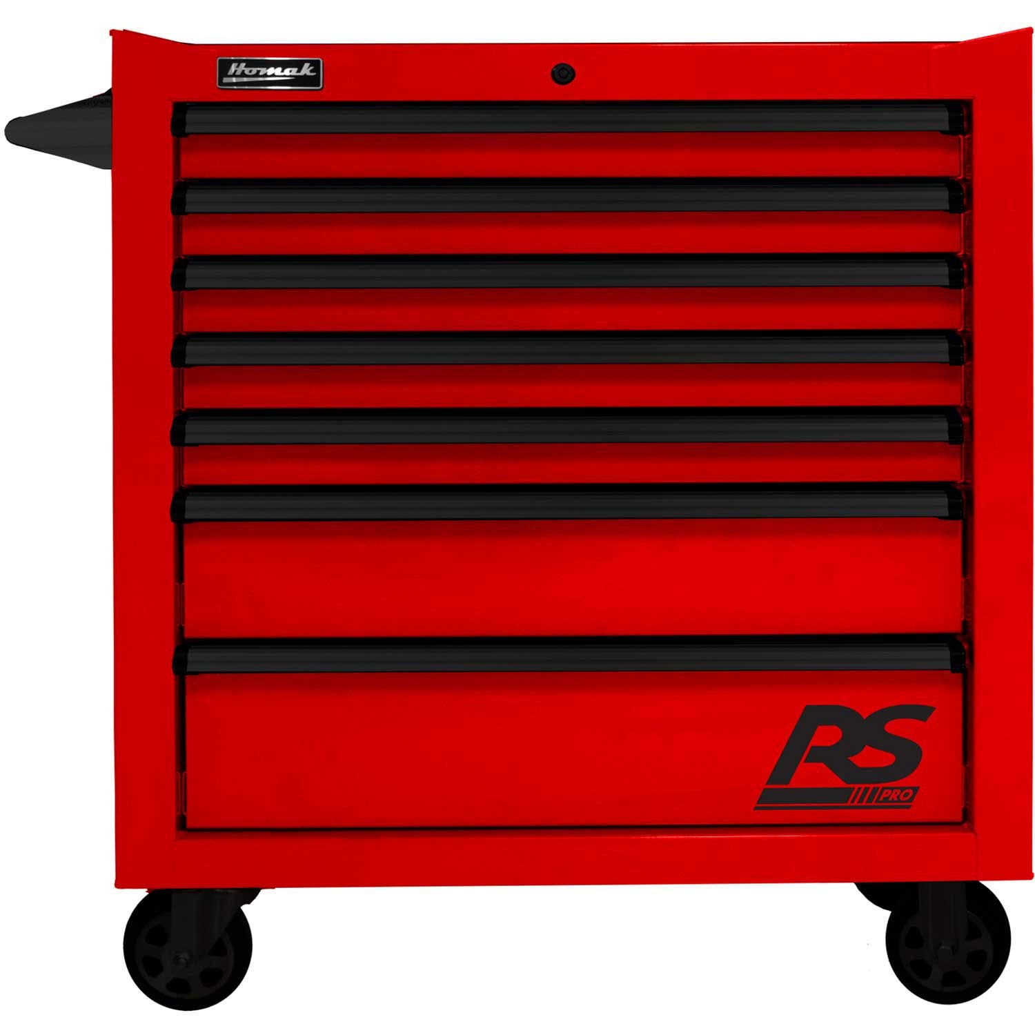 Homak RD04036070 RS Pro 36 in. 7-Drawer Roller
