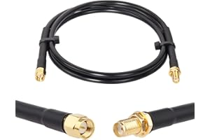 XRDS -RF SMA Cable, SMA Male to SMA Female Cables 3 FT RG58 SMA Extension Cable for SDR Equipment Antenna Ham Radio,3G 4G LTE Antenna,ADS-B,GPS and etc