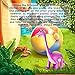 Personalized Story Book by Dinkleboo - The Dinosaur - for Kids Aged 0 to 8 Years Old -A Story About Your Child Going on an Adventure to find a New Dinosaur Friend. Soft Cover. 8