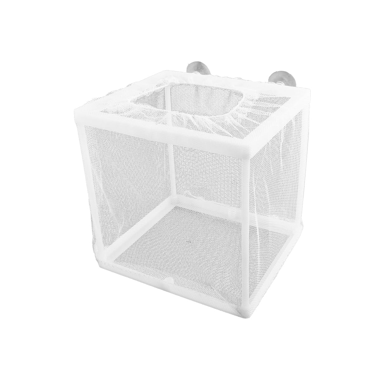 Thyonta Aquarium Isolation Box - Juvenile Fish Protection Mesh, Breeding Box with 4 Suction Cups, Size 16 * 14 * 15cm, Feeding, Hatching