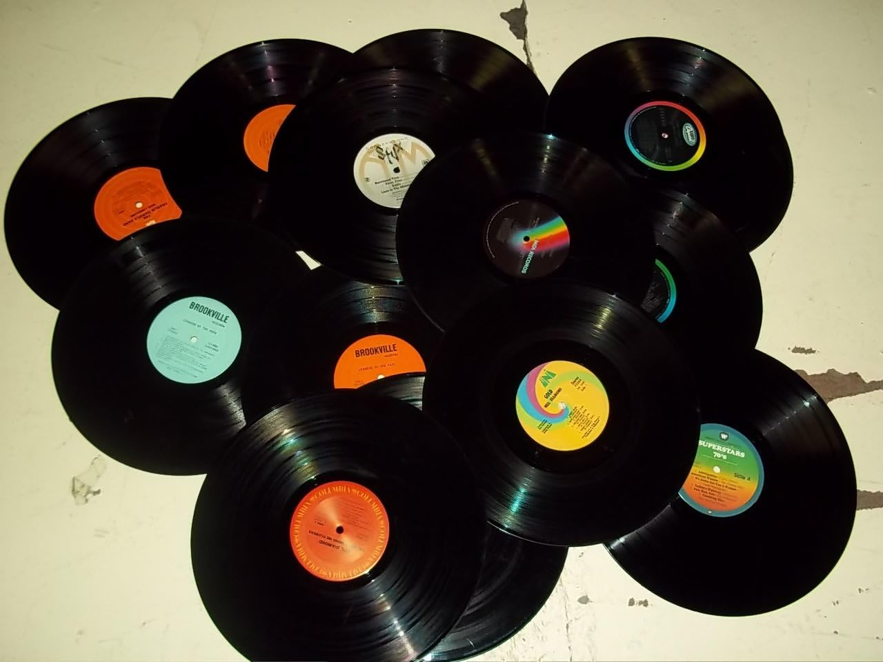 24 REAL 12inch 33rpm LP Records Arts & Crafts Decoration 50's 60s Party Artwork