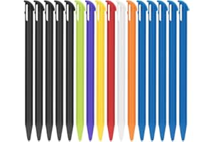 FENGWANGLI New 3DS XL Stylus, 16 Pcs Stylus Pen Set for New Nintendo 3DS XL and New 3DS LL(8 Colors)