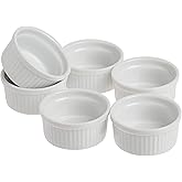 Norpro 3oz/90ml Porcelain Ramekins, Set of 6