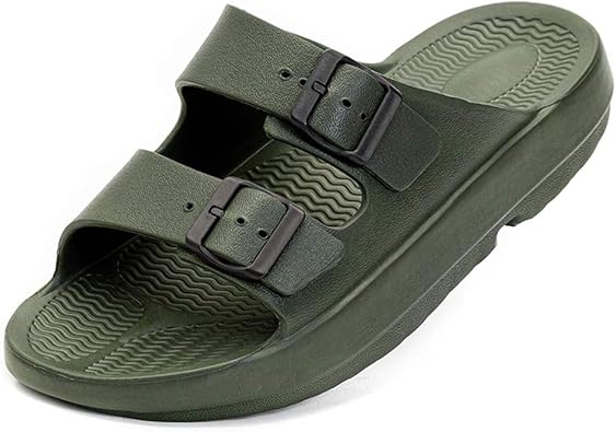 supportive slide sandals