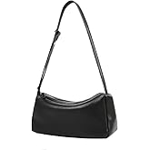 MoreFarther Genuine Leather Crossbody Bag for Women, Soft Small Hobo Bag with Adjustable Strap, Leather Purse for Women