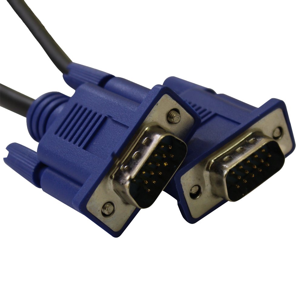 ReadyPlug Cable VGA para: Optoma ZU660 Proyector (Negro, 6 pies ...