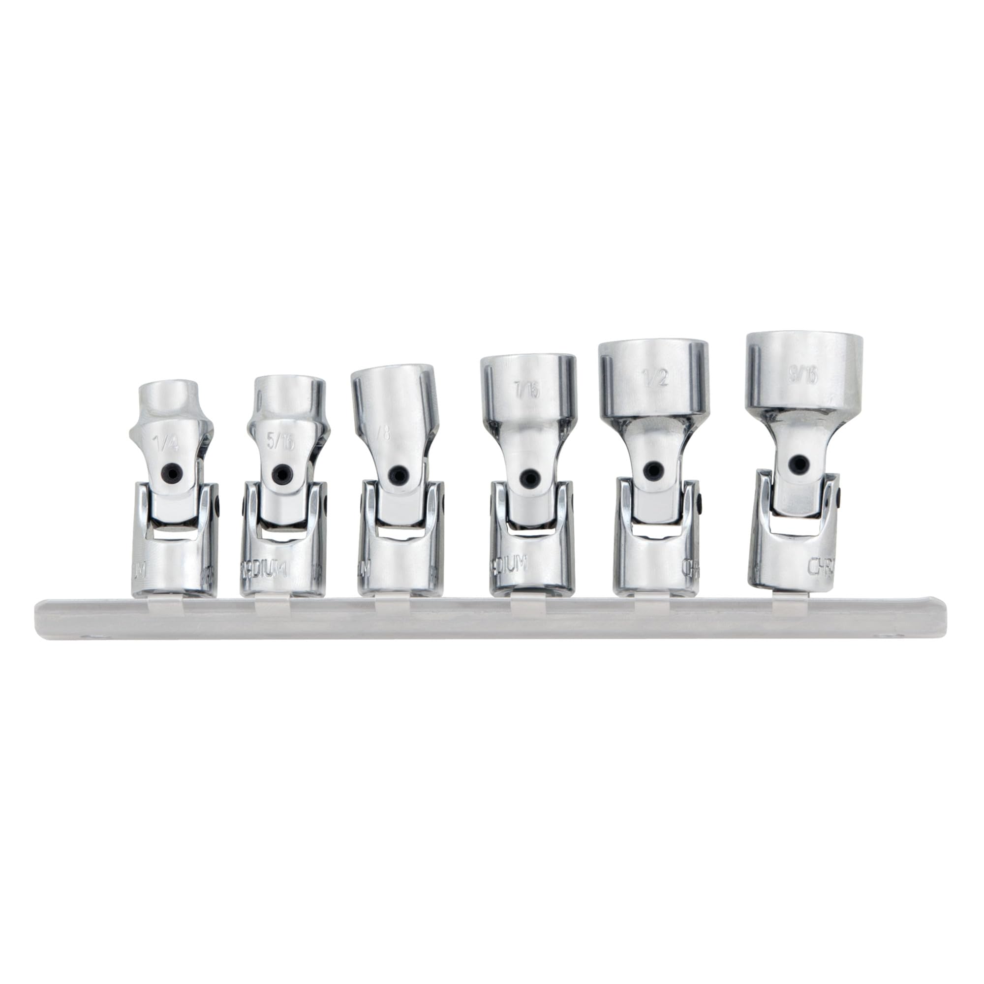 PERFORMANCE TOOL W36980 1/4" Drive SAE 6 Piece Flex Socket Set — image 1