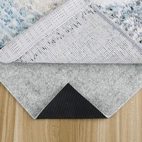 MAYSHINE 4' x 6' Dual Layer Felt + Rubber Rug Pad Grip Cushion