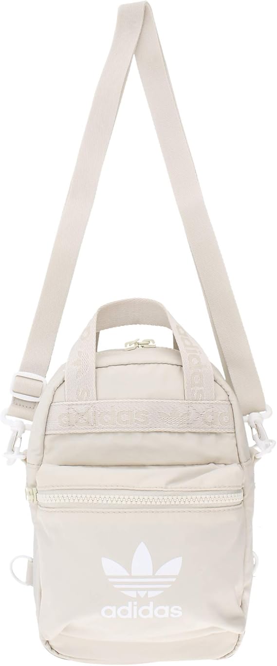 adidas Originals Micro Backpack Small Mini Travel Bag, Beige/Alumina, One Size: Amazon.co.uk 