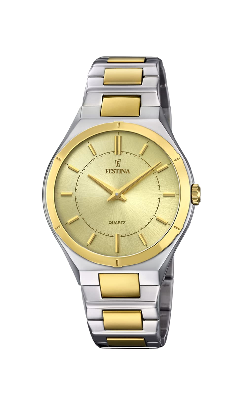 Festina Mens Quartz Watch, Analogue Classic Display and Stainless Steel Strap F20245/2