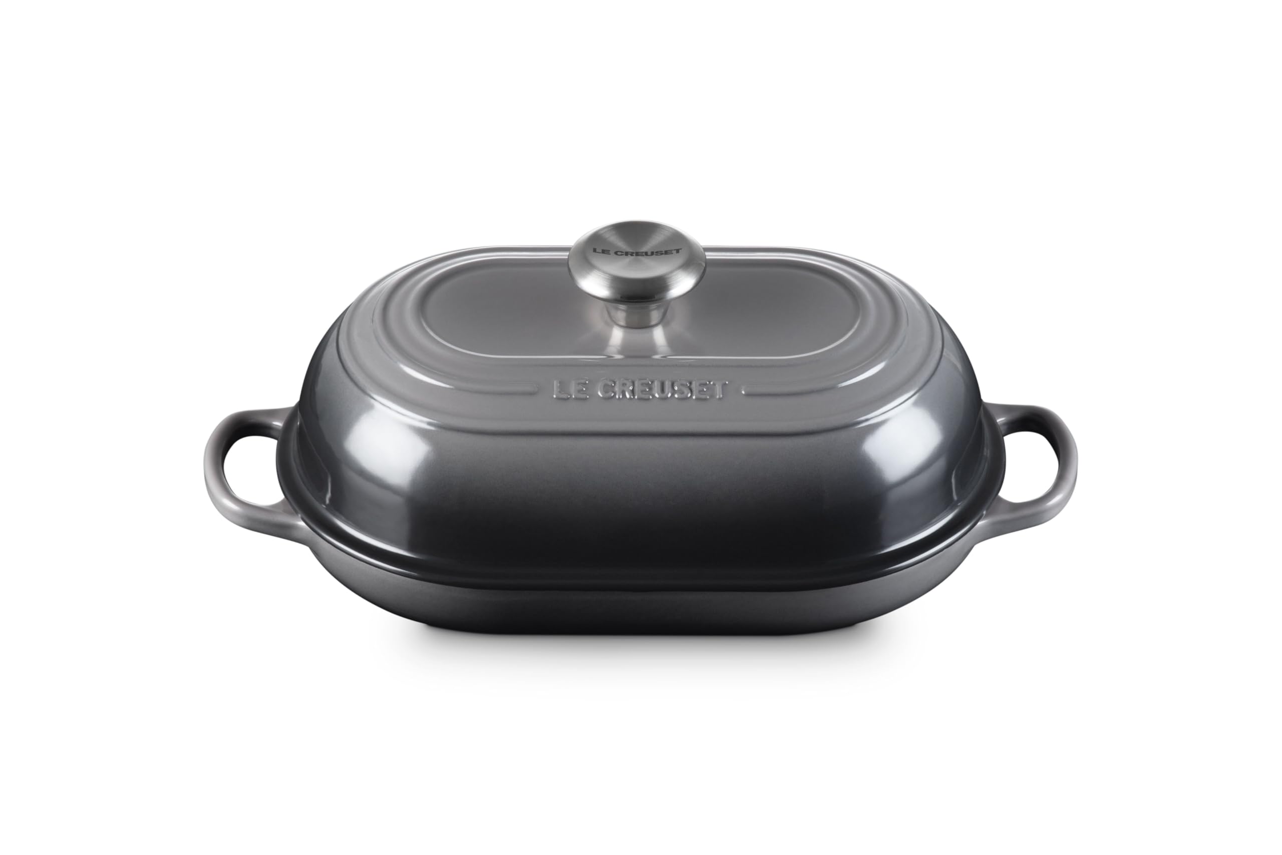 Le Creuset Enameled Cast Iron Signature Oval Bread Oven, 11.5 inch, Oyster