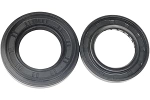 RELIATURE US Axle Seal Set Compatible with 95-00 Honda Civic Del Sol 91206-PL3-A01 & 91205-PL3-A01