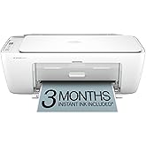 HP DeskJet 2827e Wireless All-in-One Color Printer, Instant Ink; Copier, Scanner